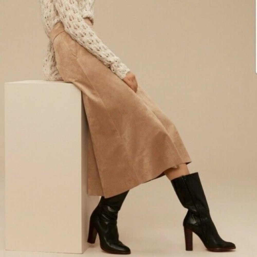 Aritzia Wilfred Gaudin A-line Midi Skirt Size 6